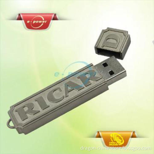 E-Power Logo Engraved USB Sticks 200GB Silver USB Flash Drive U1073